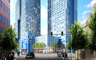 Illustration for article titled This Icy Blue Tower Will Be New Jersey's Tallest Residential Building
